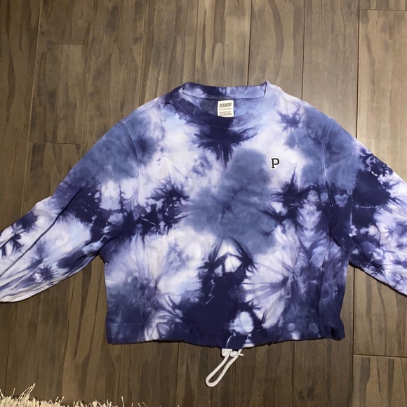 PINK Victoria's Secret Sweaters - Pink tye dye sweater